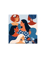 Beauty From Different Nationality Square Magnet thumbnail