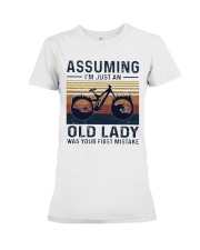 Biking mountain women3 - Limited Edition Premium Fit Ladies Tee thumbnail