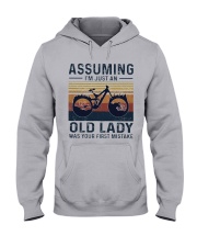 Biking mountain women3 - Limited Edition Hooded Sweatshirt front