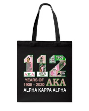 112 year of 1908 - 2020 Alpha Kappa Alpha Tote Bag thumbnail
