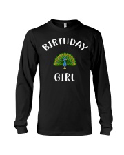 Birthday Girl PEACOCK T-Shirt PEACOCK Shir Long Sleeve Tee thumbnail