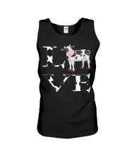 Cute Cow Print I Love Cows Women Kids P Unisex Tank thumbnail