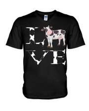 Cute Cow Print I Love Cows Women Kids P V-Neck T-Shirt thumbnail