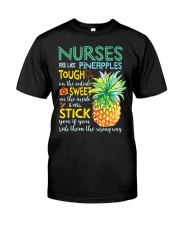 Nurses Are Like Pineapples Funny Nursing t Classic T-Shirt tile