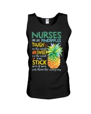 Nurses Are Like Pineapples Funny Nursing t Unisex Tank tile