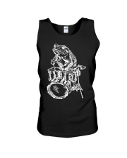 SEEMBO Frog Playing Drums Drummer Drumming Unisex Tank thumbnail