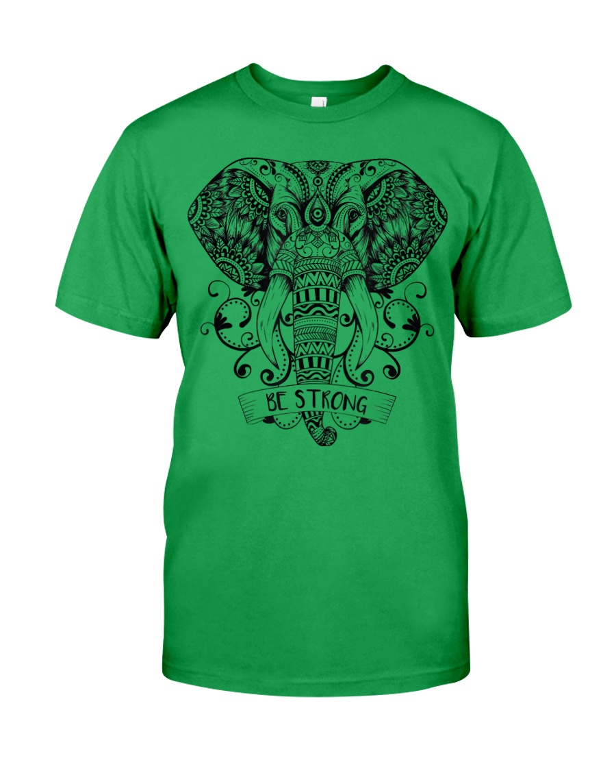Mandala Energy Elephant T-Shirt Women Men Classic T-Shirt