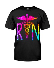 Cute RN Registered Nurse shirt Classic T-Shirt front