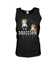 Mens Dadicorn Unicorn Dad Fitness Gym Weig Unisex Tank thumbnail
