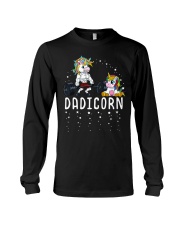 Mens Dadicorn Unicorn Dad Fitness Gym Weig Long Sleeve Tee thumbnail
