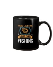 Daddy loves me more than fishing-01 Mug tile