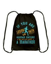 If you are losing faith Drawstring Bag tile