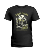 its all about fishing Ladies T-Shirt tile