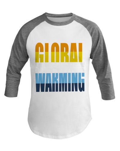 Global warming (AroAce) Pride Baseball Tee