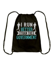 i run better than the government-01 Drawstring Bag tile