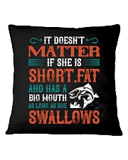 Doesnt matter if she is short Square Pillowcase tile