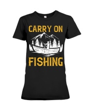 Carry on fishing-01 Premium Fit Ladies Tee tile