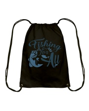 Fishing for all Drawstring Bag tile