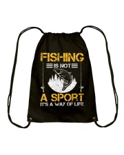 Fishing is not a sport Drawstring Bag tile