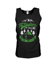 The mountains are calling Unisex Tank tile