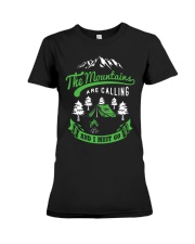 The mountains are calling Premium Fit Ladies Tee tile