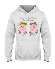 Sisters are like fat thighs Hooded Sweatshirt front