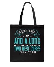 A good laugh and a long run Tote Bag tile