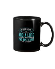 A good laugh and a long run Mug tile