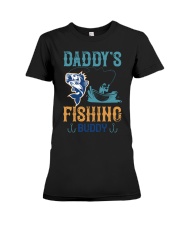 Daddys fishing buddy-01 Premium Fit Ladies Tee tile