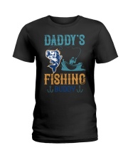 Daddys fishing buddy-01 Ladies T-Shirt tile