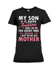My Son is super awesome Premium Fit Ladies Tee tile
