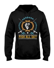 Fish all day-01 Hooded Sweatshirt tile