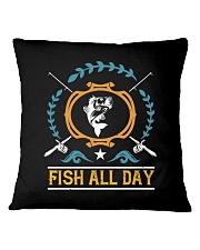 Fish all day-01 Square Pillowcase tile