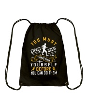 You must expect great things Drawstring Bag tile