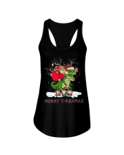 MERRY T-REXMAS Ladies Flowy Tank tile