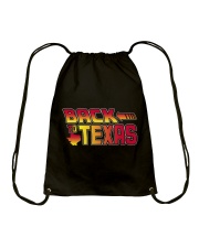 Back To Texas Drawstring Bag thumbnail