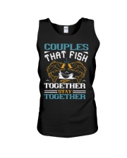 COUPLES THAT FISH TOGETHER-01 Unisex Tank tile