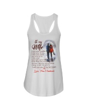 TO MY WIFE LOVE YOUR HUSBAND Ladies Flowy Tank thumbnail