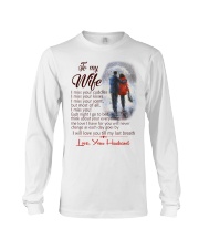 TO MY WIFE LOVE YOUR HUSBAND Long Sleeve Tee thumbnail