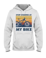 Stop Staring at my bike Hooded Sweatshirt thumbnail