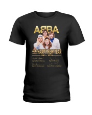 ABBA 40th years happy new year signatures shirt Ladies T-Shirt thumbnail