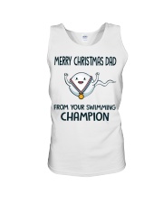 Merry Christmas dad from your swimming champion sh Unisex Tank thumbnail