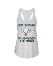 Merry Christmas dad from your swimming champion sh Ladies Flowy Tank thumbnail