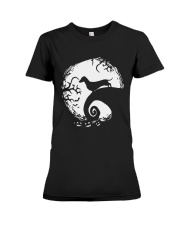 dachshund halloween 2 Premium Fit Ladies Tee thumbnail