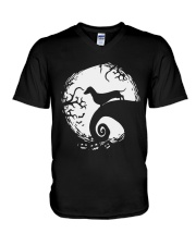 dachshund halloween 2 V-Neck T-Shirt thumbnail
