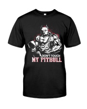 Don't touch my pitbull Premium Fit Mens Tee thumbnail