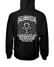 The price of being Wolf is Loneliness Hooded Sweatshirt thumbnail