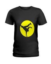Breakdancing Bboy Spotlight T Shirt Hiphop Dance Y Ladies T-Shirt thumbnail