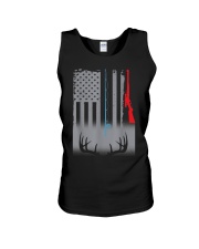 Fishing Rod Hunting Rifle American Flag T-Shirt Unisex Tank thumbnail