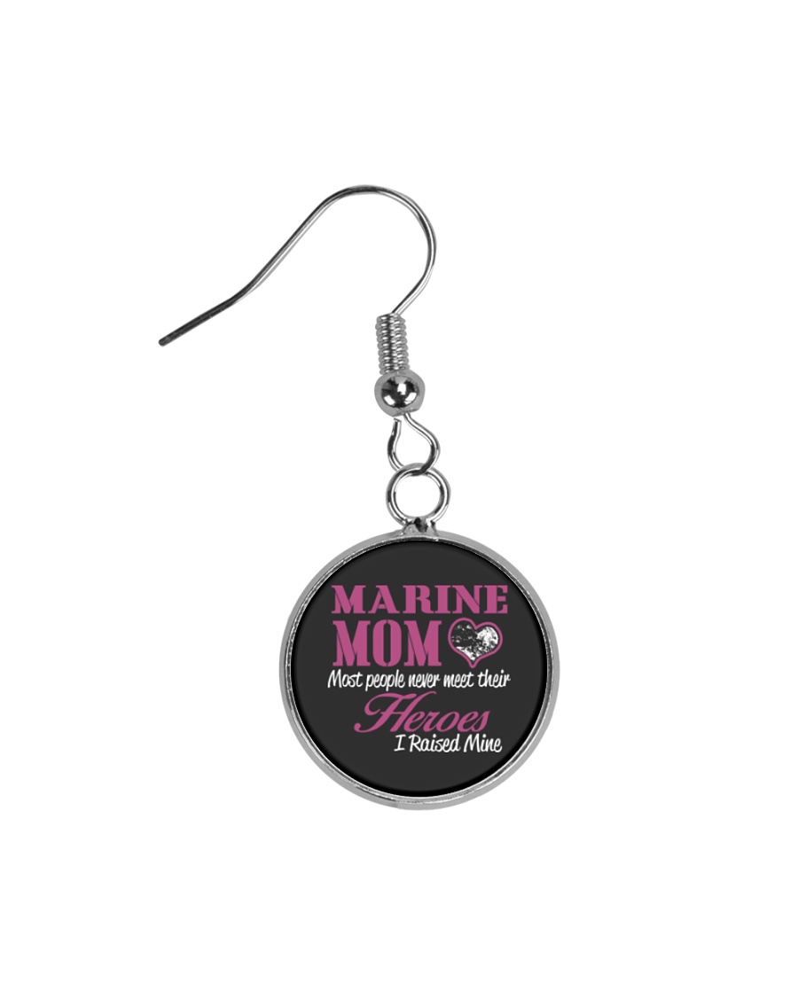 MARINE MOM Circle Earrings